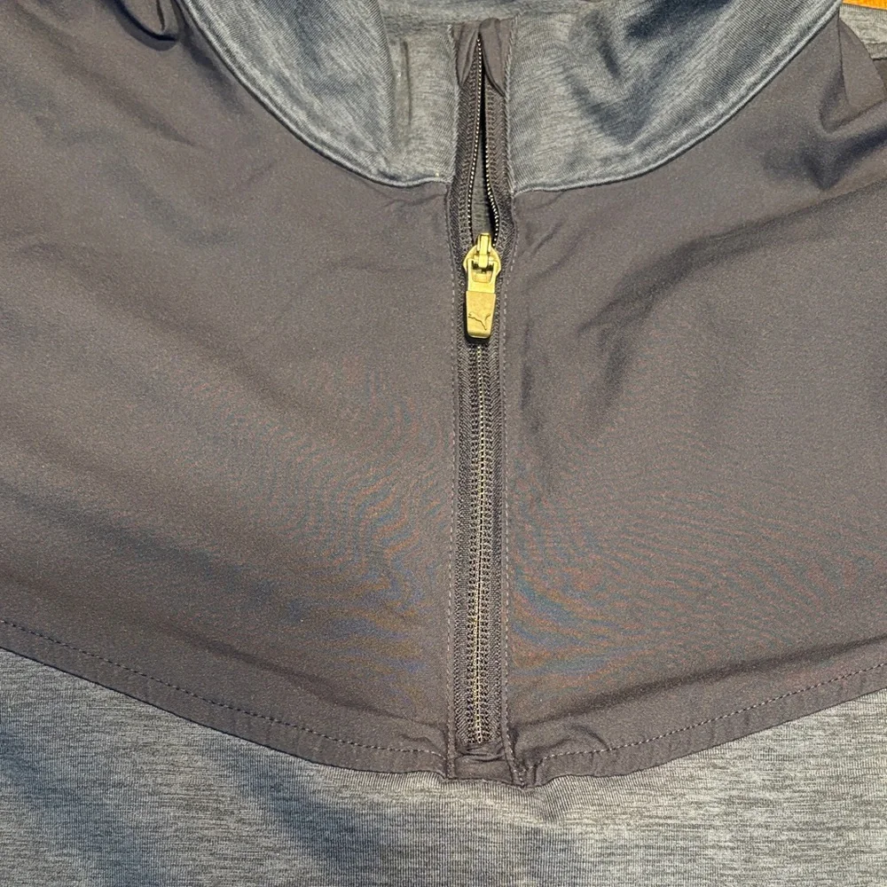 Puma Blue Golf Pullover - Picture 3 of 5